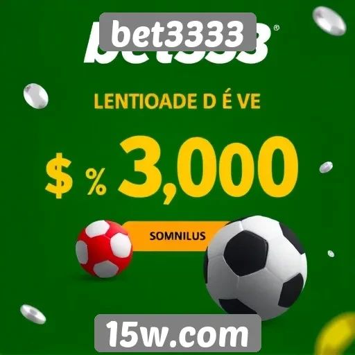 Promoções e bônus oferecidos pela bet3333